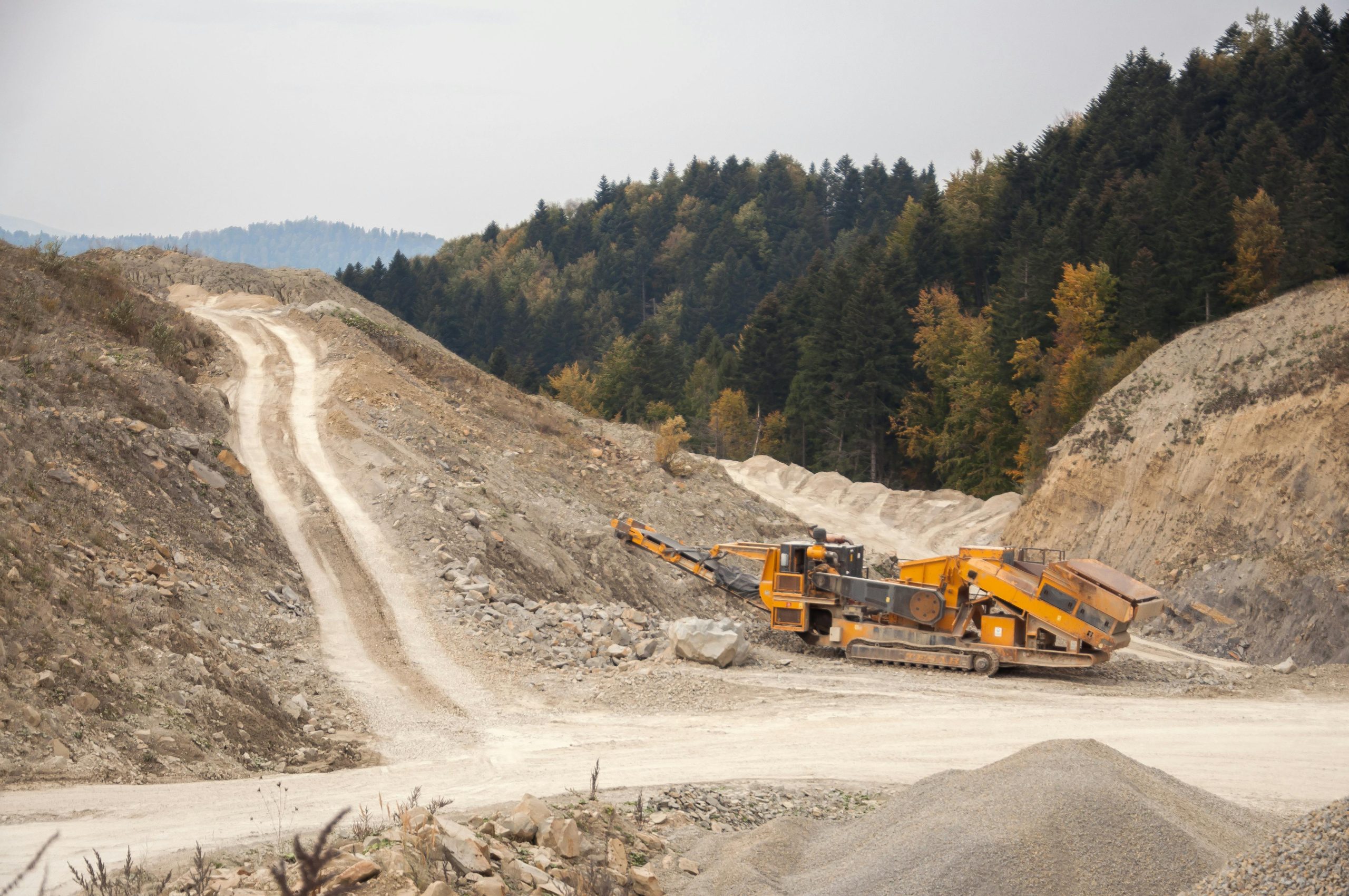 Heavy machinery excavators